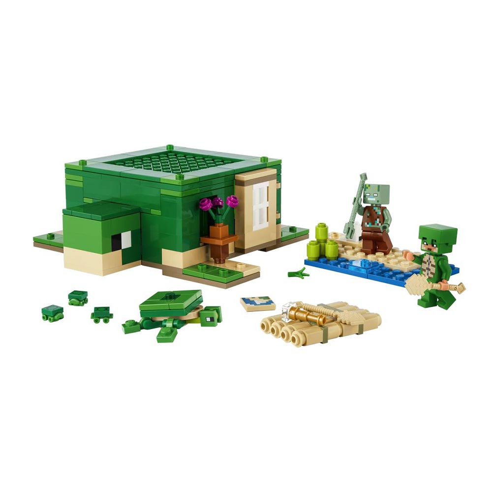 Minecraft The Turtle Beach House 21254 Lego - 1