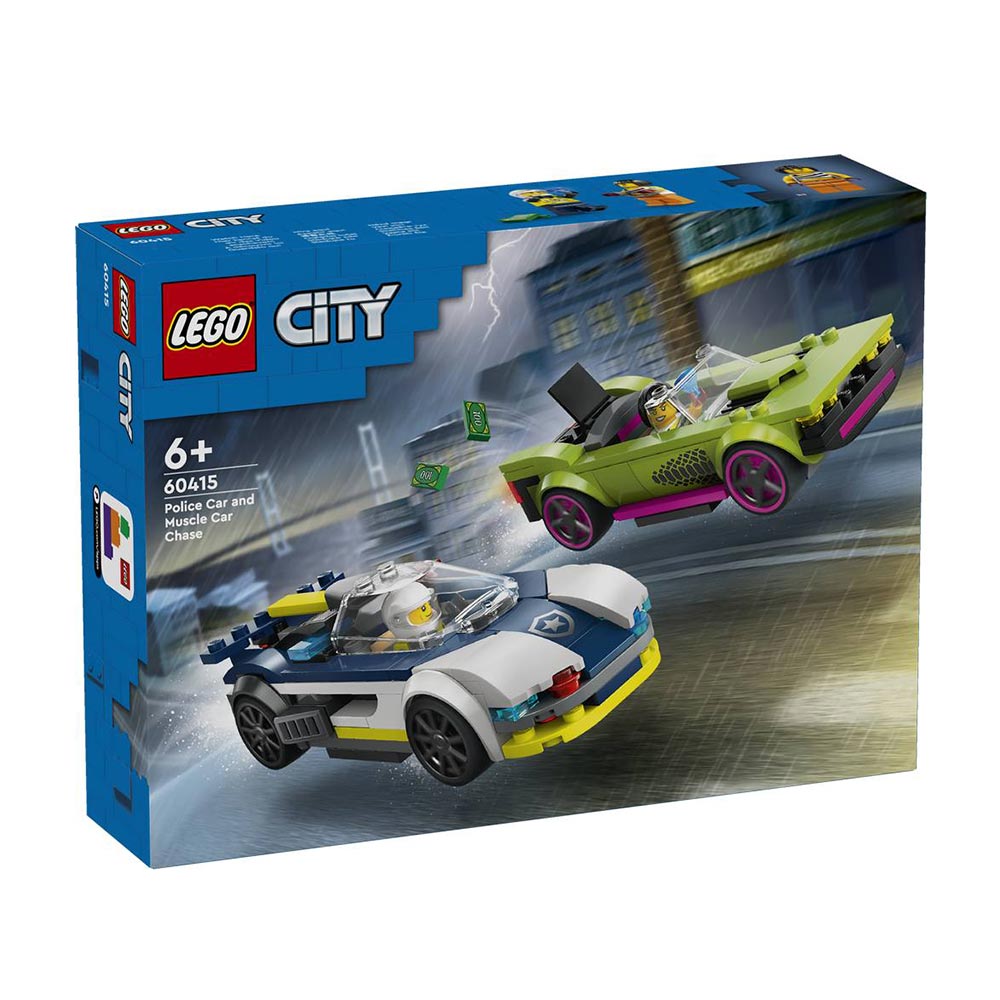 City Police Car and Muscle Car Chase 60415 Lego - 88900