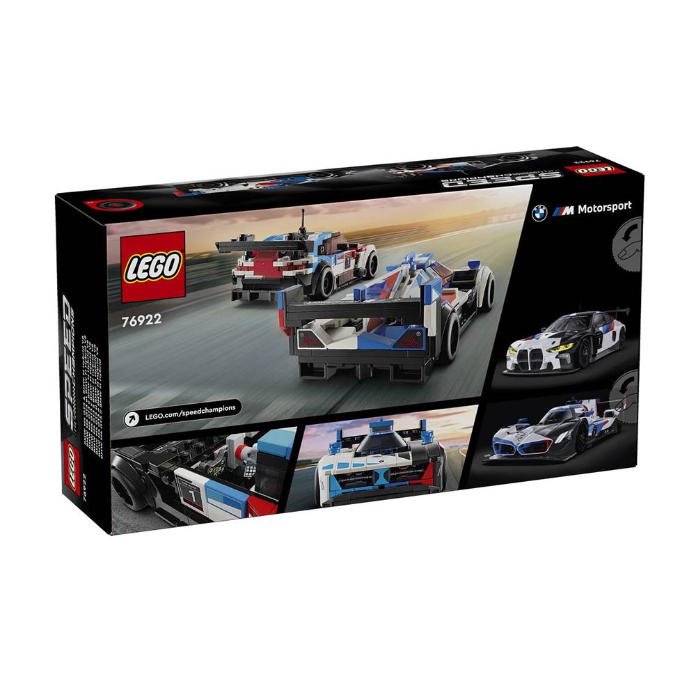 Speed Champions Bmw M4 Gt3 + Bmw M Hybrid V8 Race Cars 76922 Lego - 1