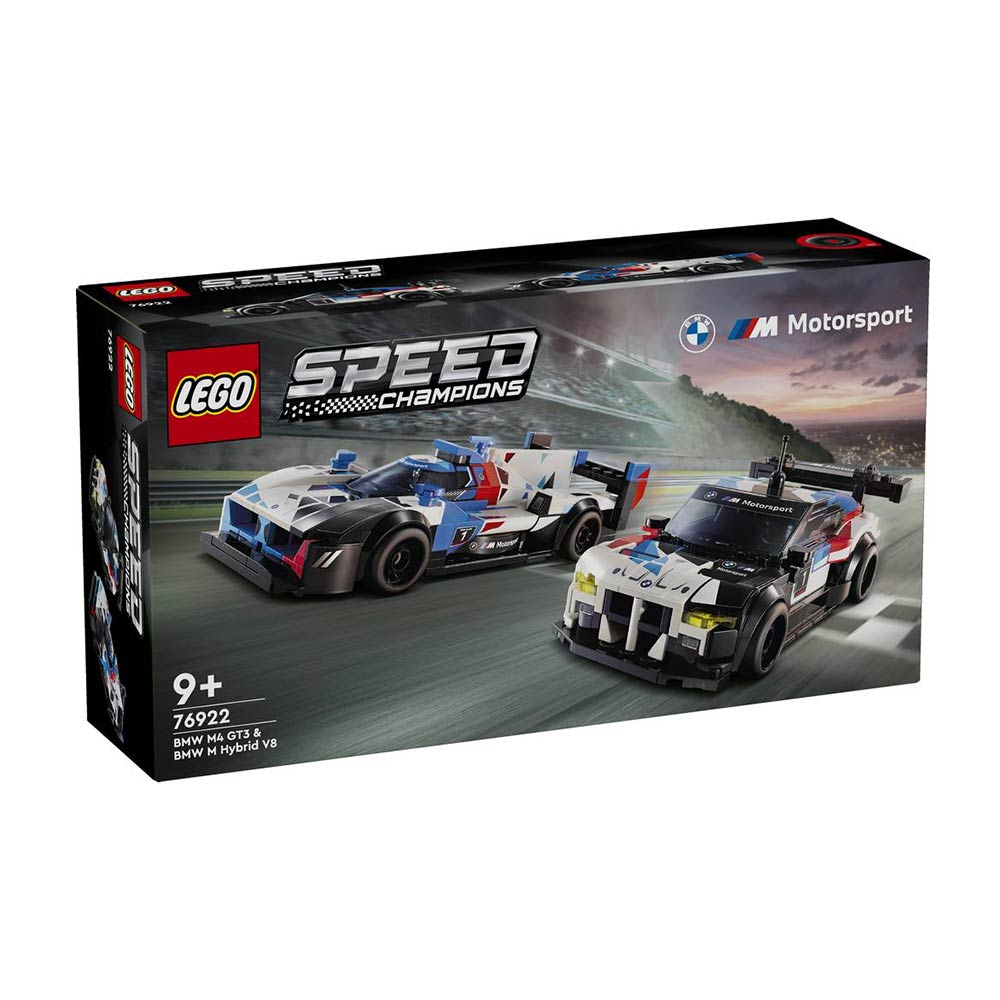 Speed Champions Bmw M4 Gt3 + Bmw M Hybrid V8 Race Cars 76922 Lego - 88879