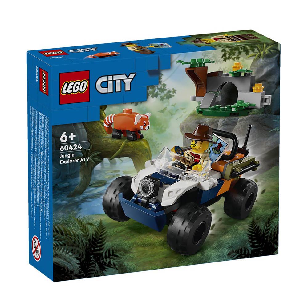 City Jungle Explorer ATV Red Panda Mission 60424 Lego - 88893