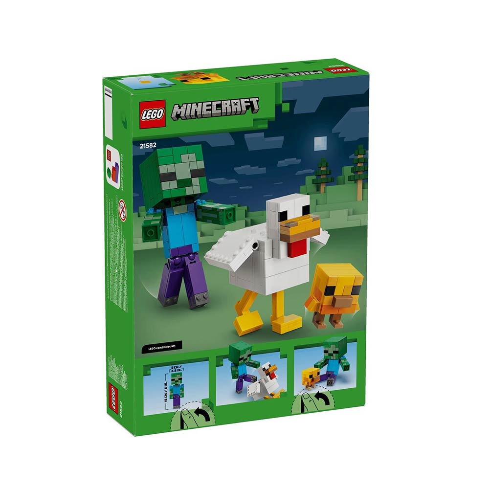 Minecraft Chicken Jockey 21582 Lego - 123677