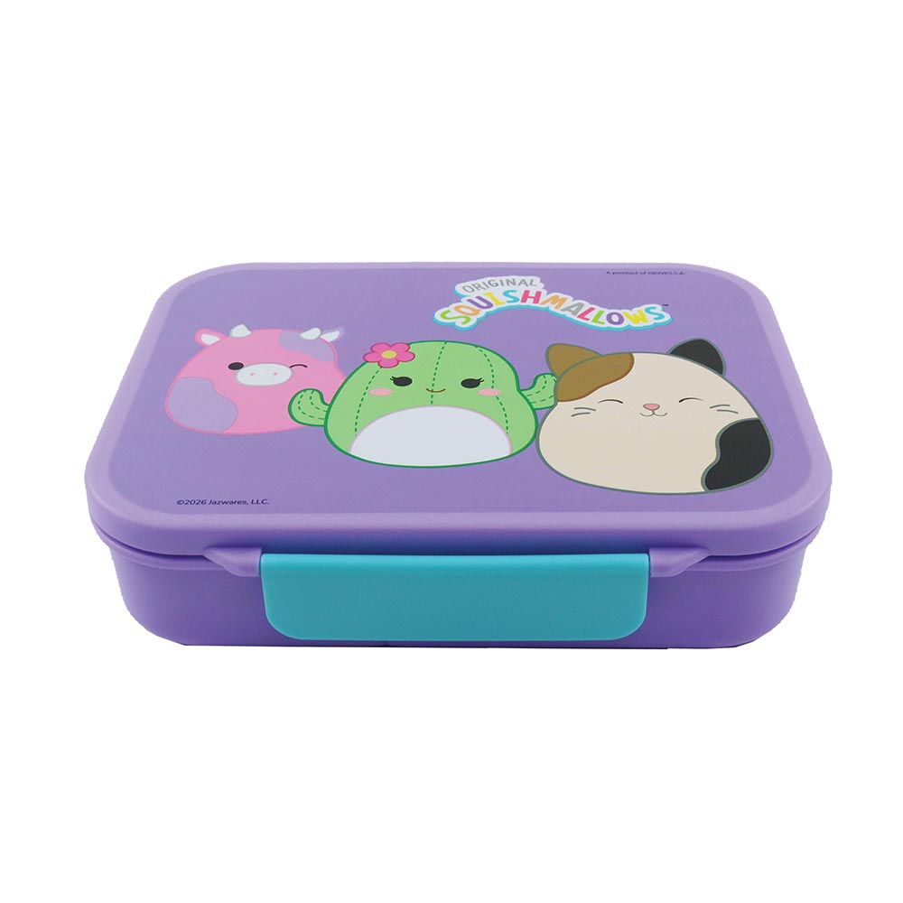 Δοχείο Φαγητού Πλαστικό με 3 Χωρίσματα Squishmallows 574-20269  Gim - 117659