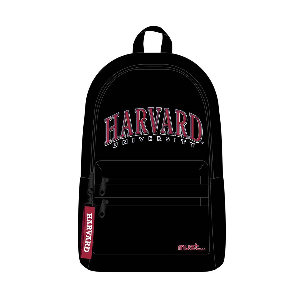 Τσάντα Πλάτης Harvard University Μαύρη 576001 Must - 0