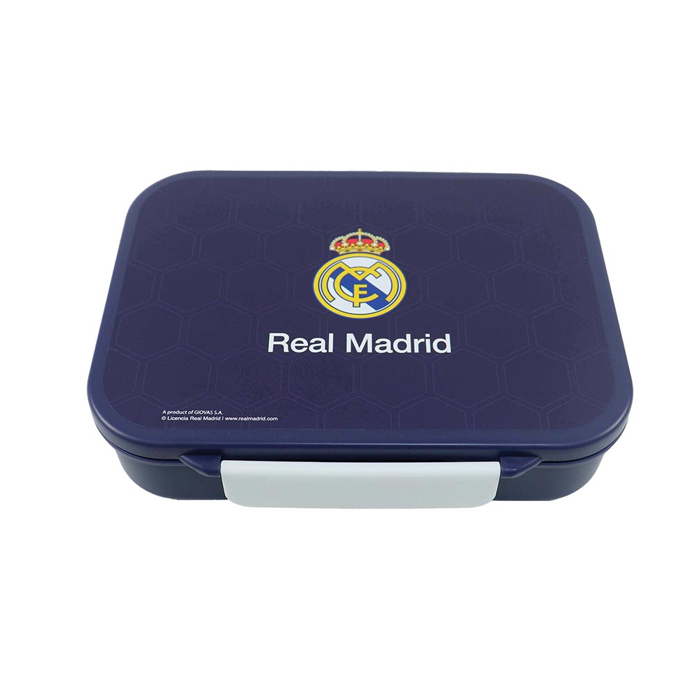 Δοχείο Φαγητού Πλαστικό με 3 Χωρίσματα Real Madrid 1000ml 581-00269Back Me Up - 1