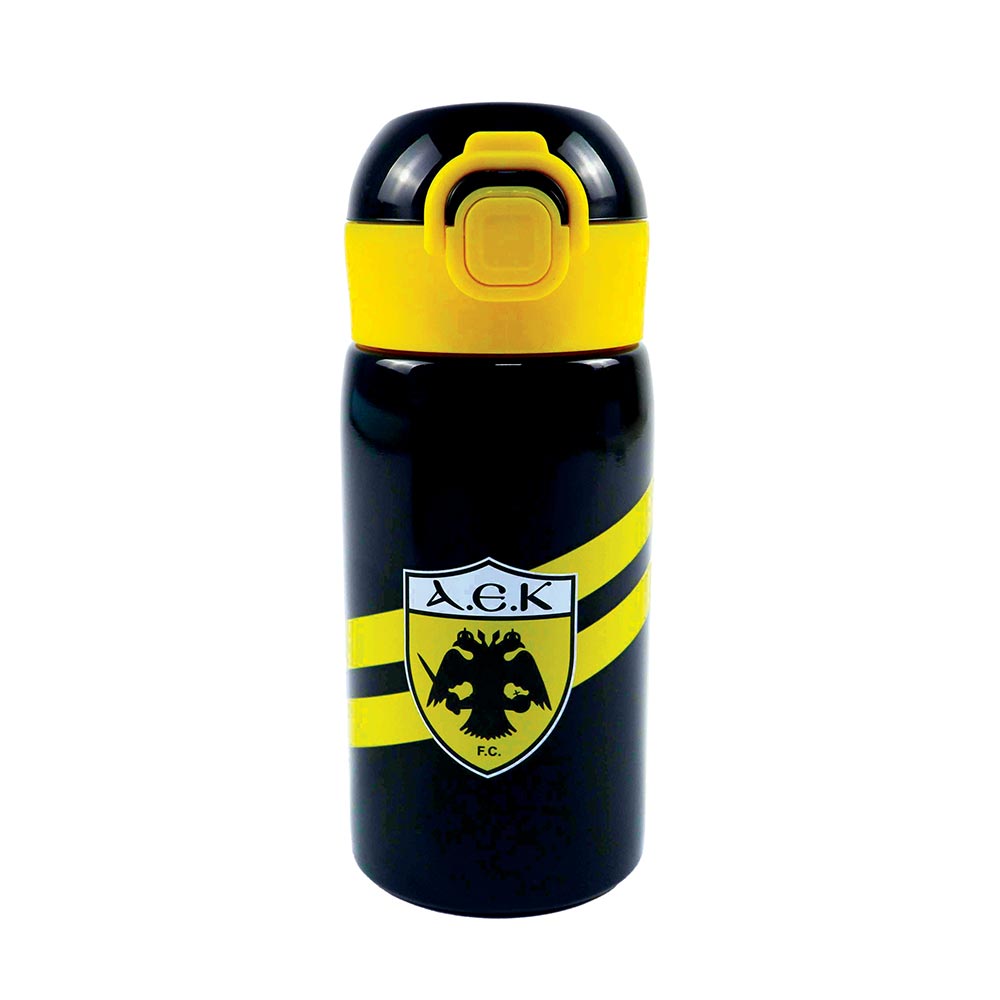 Ανοξείδωτο Παγούρι με Καλαμάκι ΑΕΚ Official 500ml 586-00199 Back Me UP - 123898