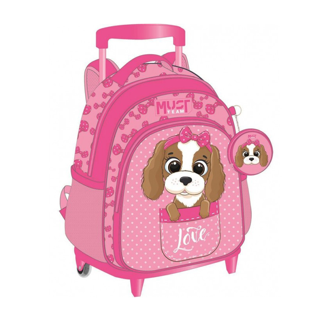 Τσάντα Τρόλει Νηπίου Dog With Pink Bow 587294 Must - 115894