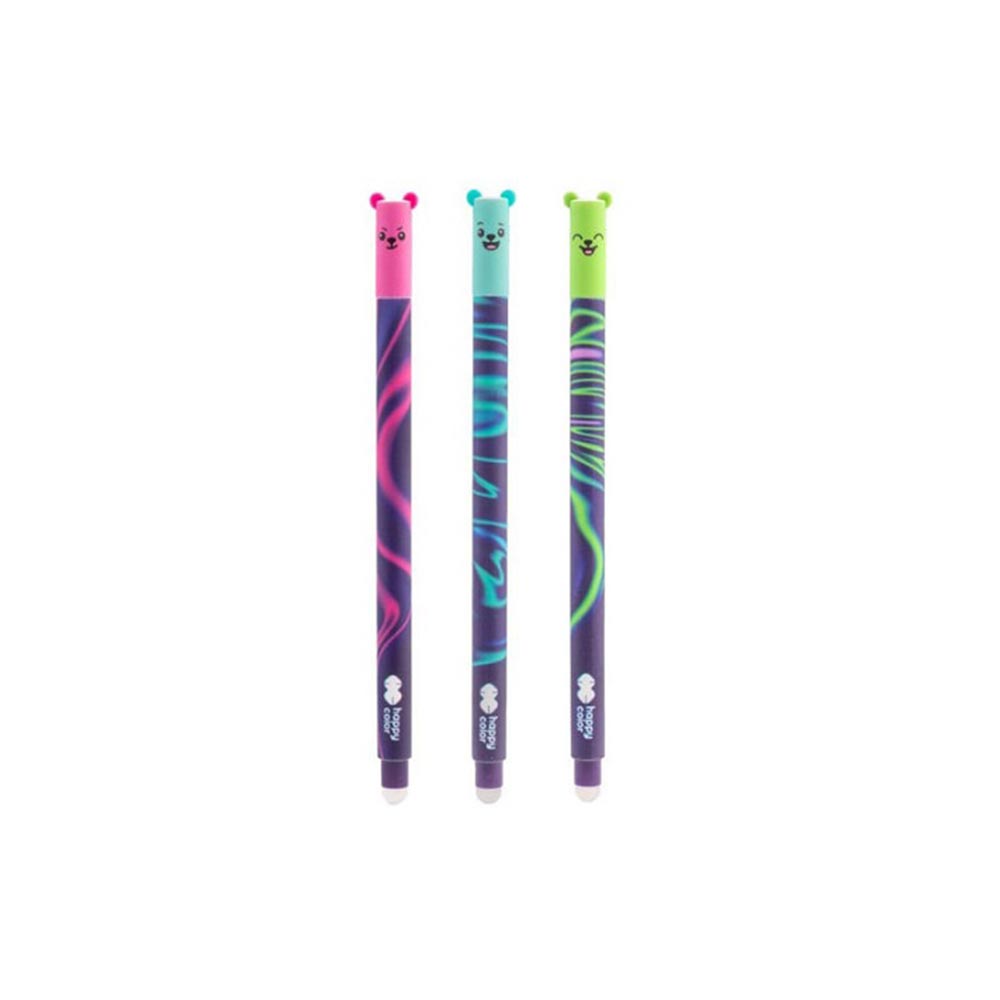 Στυλό Gel Με Μπλε Mελάνι 0.5mm - Magic Sky Σε 3 Σχέδια 18335 Happy Color - 100521