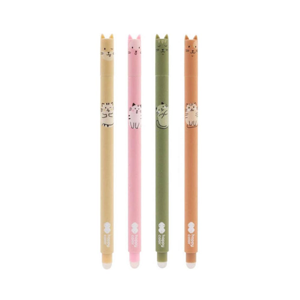 Στυλό Gel Με Μπλε Mελάνι -  Warm Kitty Σε Διάφορα Σχέδια 3900042 Happy Color - 124806