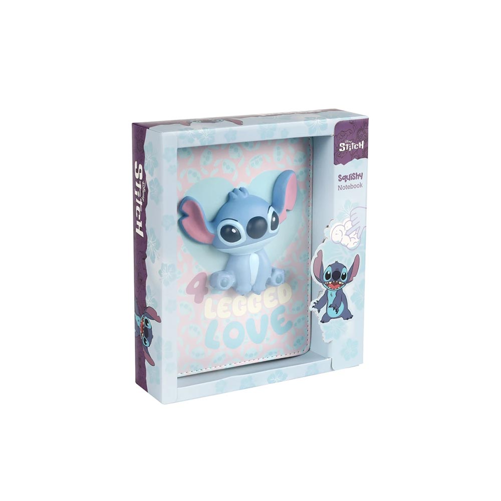 Σημειωματάριο Β6 100Φ 3Θ με 3D Φιγούρα Stitch 375224 Coolpack - 1