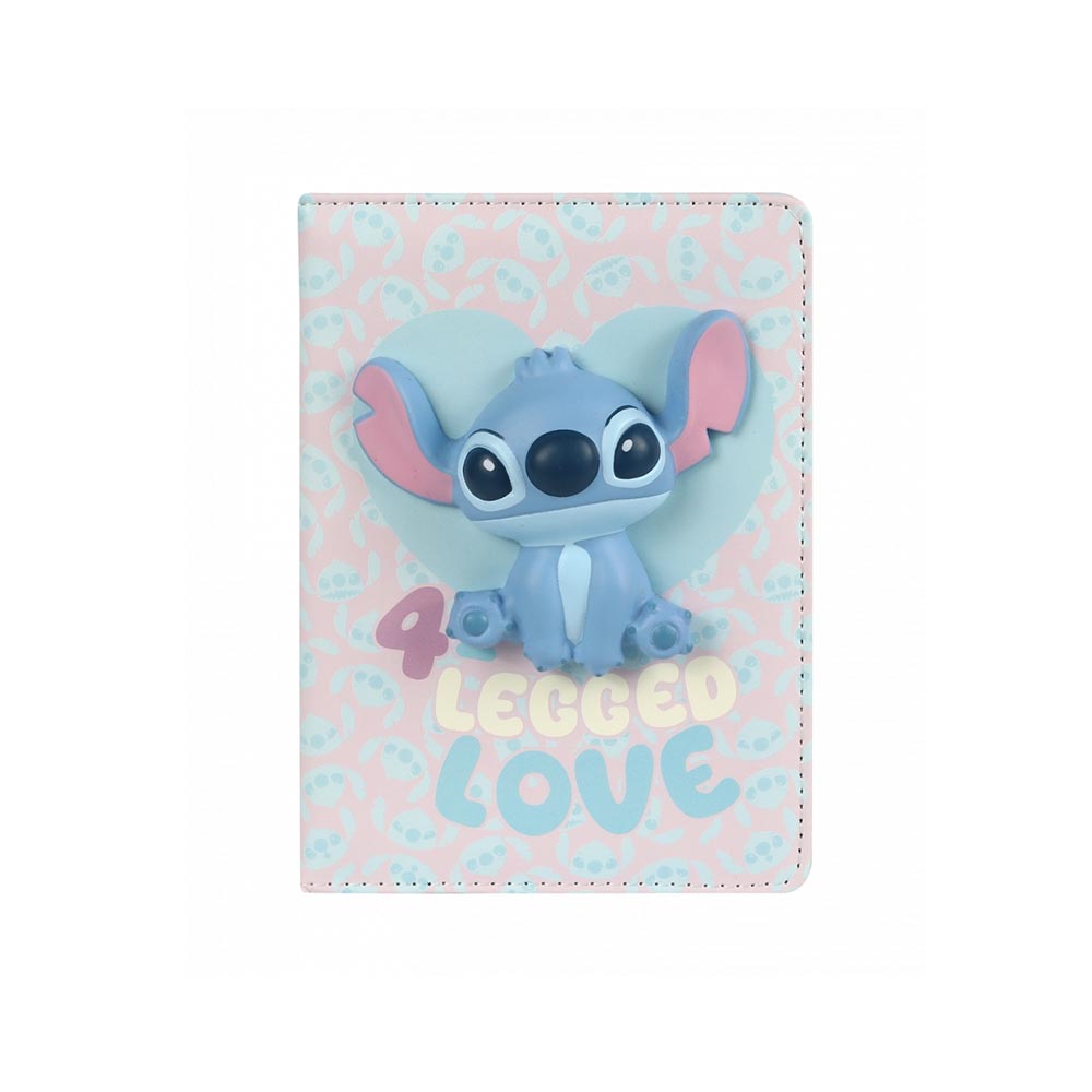Σημειωματάριο Β6 100Φ 3Θ με 3D Φιγούρα Stitch 375224 Coolpack - 108196