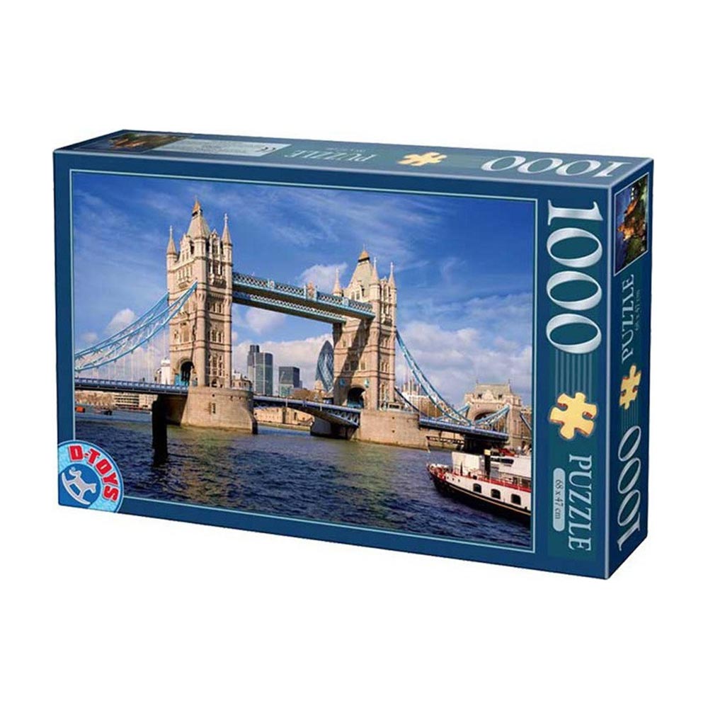 Παζλ Tower Bridge Londres 1000 τεμ. 64288-08 D-Toys - 19805