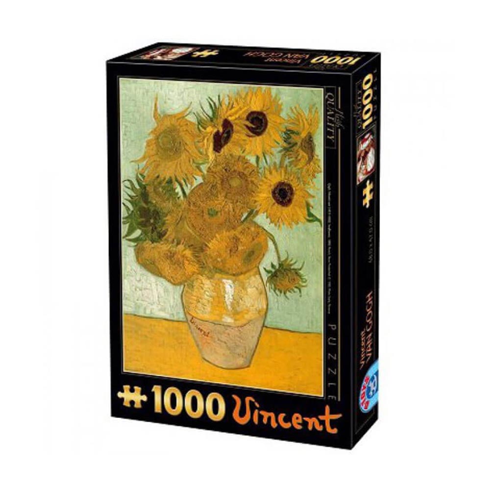 Παζλ Van Gogh Sunflowers 1000τεμ. 66916-01 D-Toys - 19846