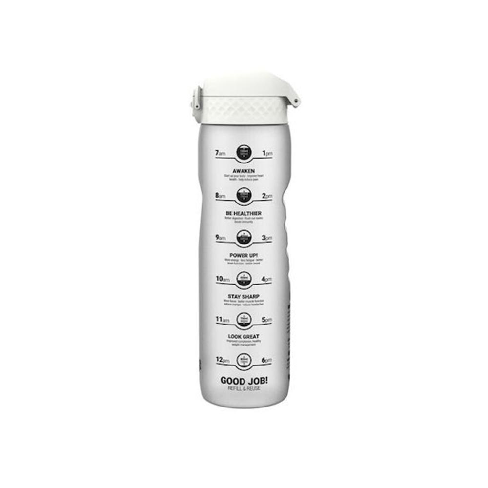 Παγούρι Πλαστικό White Motivator 1000ml 8RF1-000PIM10002 Ion8 - 2