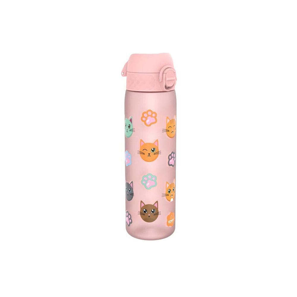 Παγούρι Slim Πλαστικό Γάτες 500ml I8RF500PRCATS Ion8 - 101780