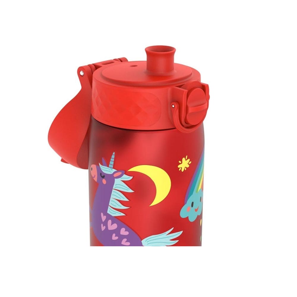 Παγούρι Slim Πλαστικό Μονόκερος Κόκκινο 500ml I8RF500PRUNIC Ion8 - 1