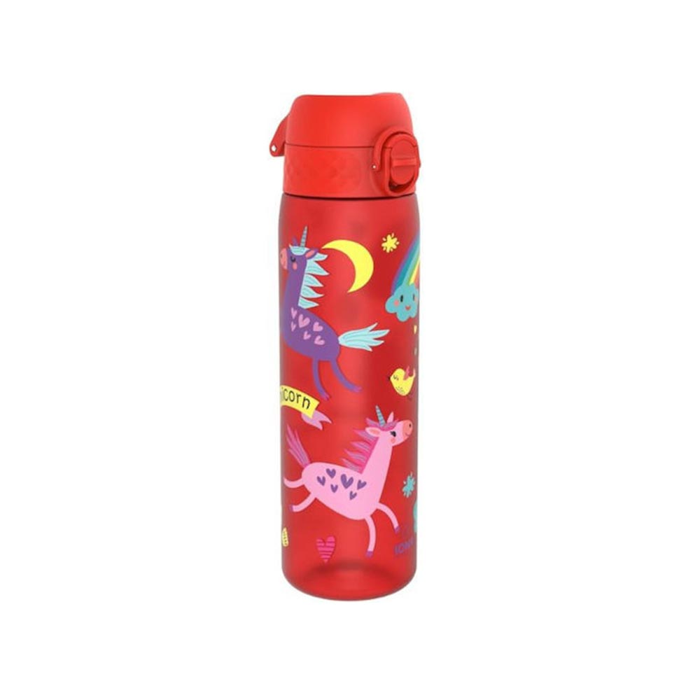 Παγούρι Slim Πλαστικό Μονόκερος Κόκκινο 500ml I8RF500PRUNIC Ion8 - 101771