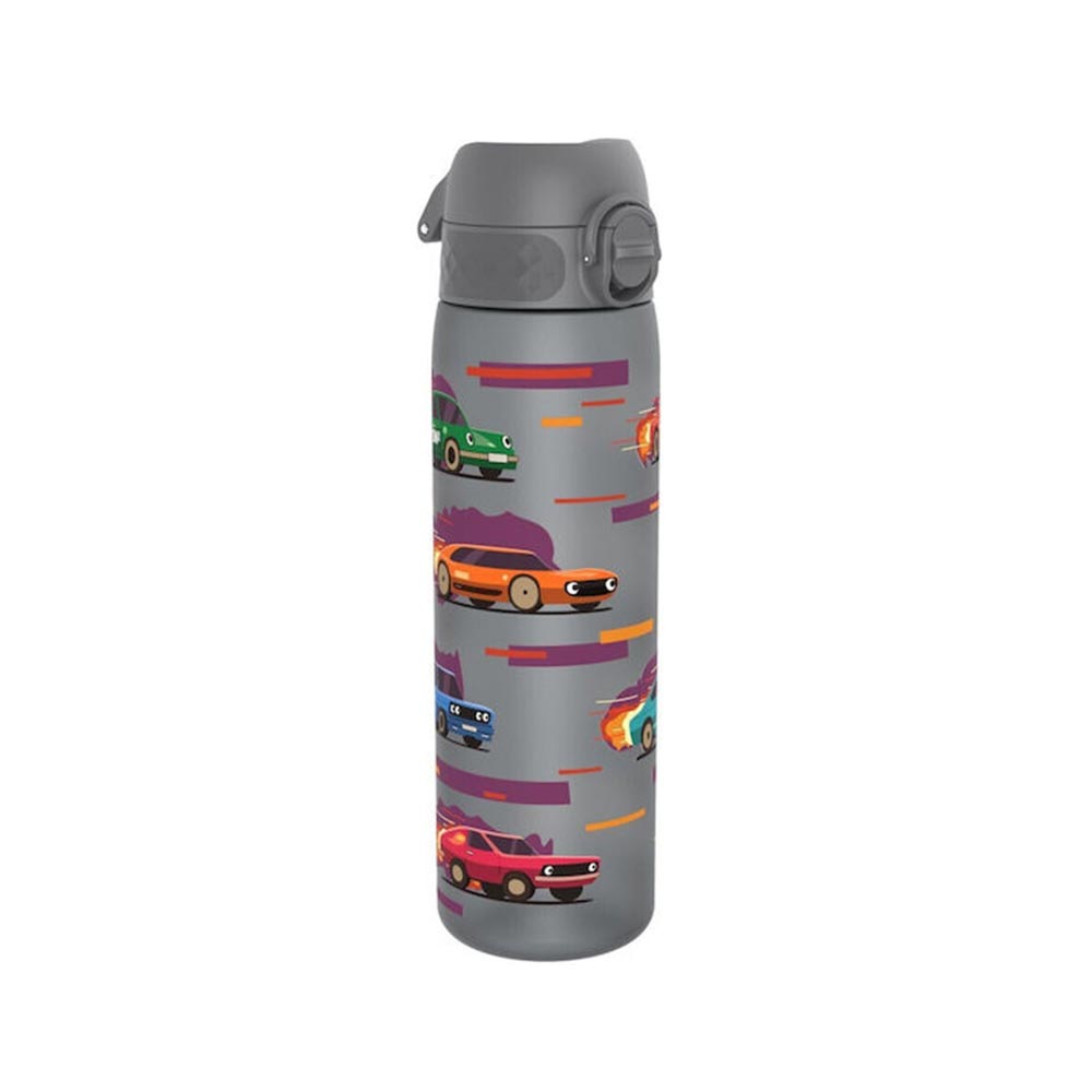 Παγούρι Slim Πλαστικό Αγωνιστικά Αυτοκίνητα 500ml I8RF500PGSCARS Ion8 - 101556