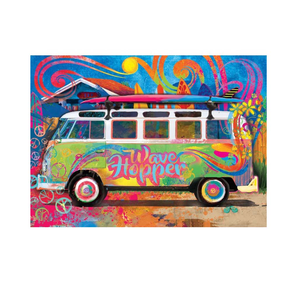 Παζλ σε Μεταλλικό Κουτί - VW Bus Tin 550τεμ Eurographics - 2