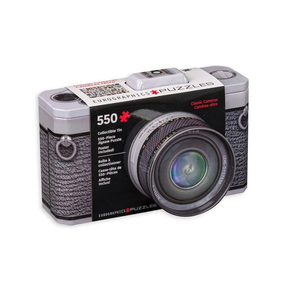 Παζλ σε Μεταλλικό Κουτί - Classic Camera 550τεμ 656009 Eurographics  - 108269