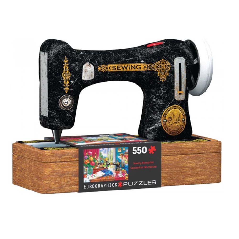 Παζλ σε Μεταλλικό Κουτί - Sewing Machine Tin 550τεμ Eurographics - 110832