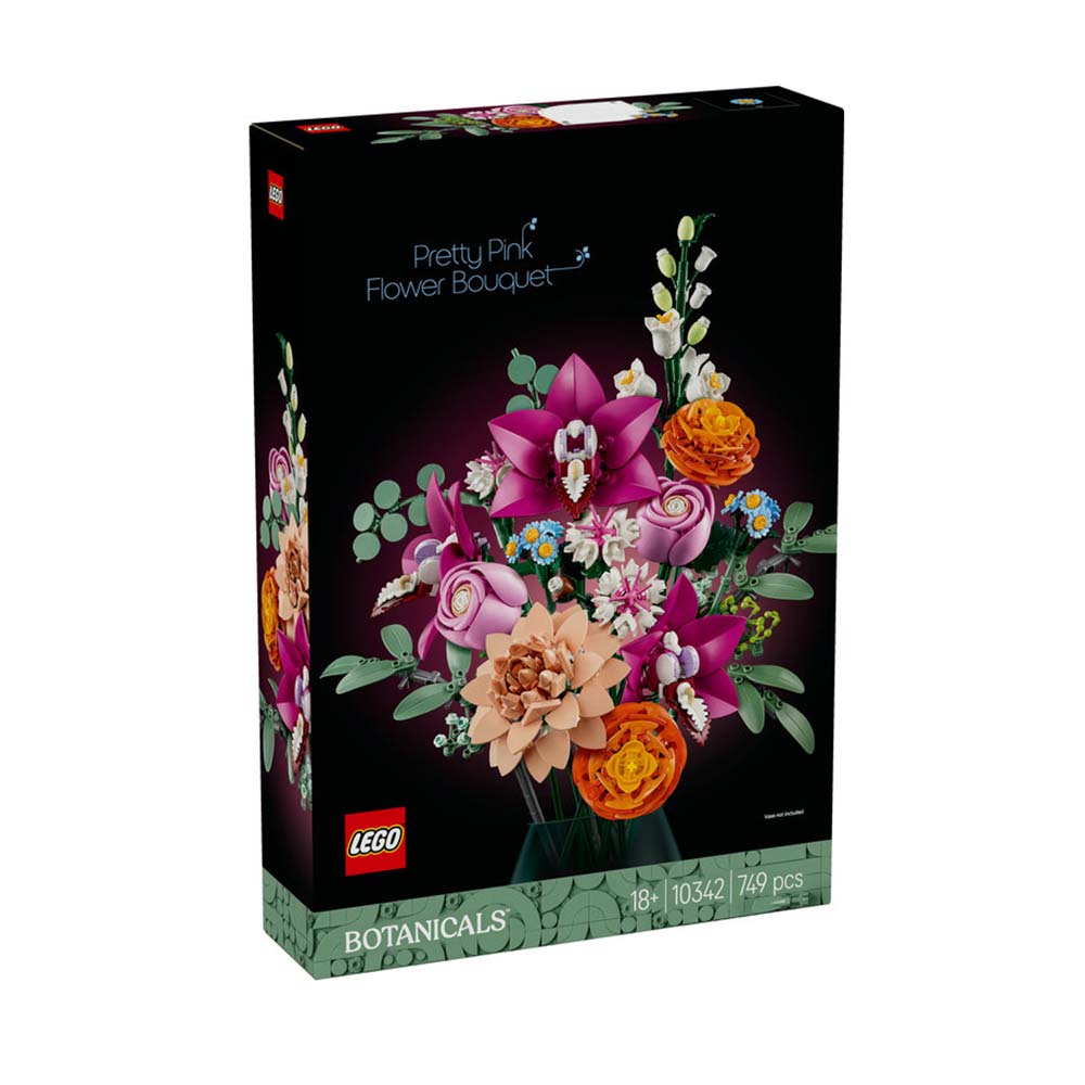  Botanicals Pretty Pink Flower Bouquet 10342 Lego - 111253