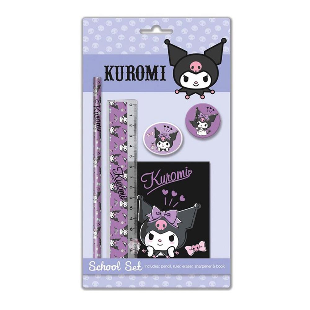 Σχολικό Σετ Kuromi 5 Τεμ. 252141 Graffiti - 105041