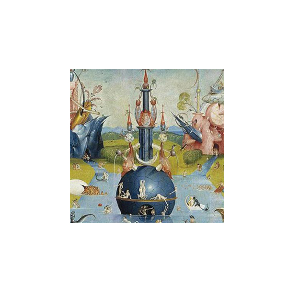Πορτοφόλι Υφασμάτινο Σουετ Bosch - The Garden of Earthly Delights 748610 Brainfood - 2