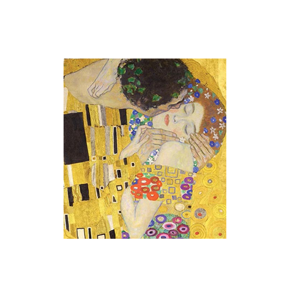 Πορτοφόλι Υφασμάτινο Σουετ Klimt - The Kiss 412560 Brainfood - 1