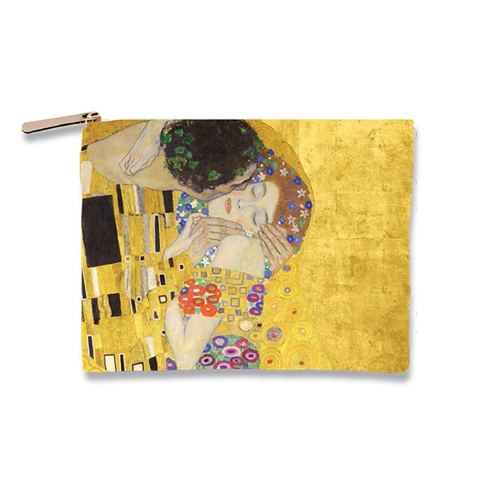 Πορτοφόλι Υφασμάτινο Σουετ Klimt - The Kiss 412560 Brainfood - 108244