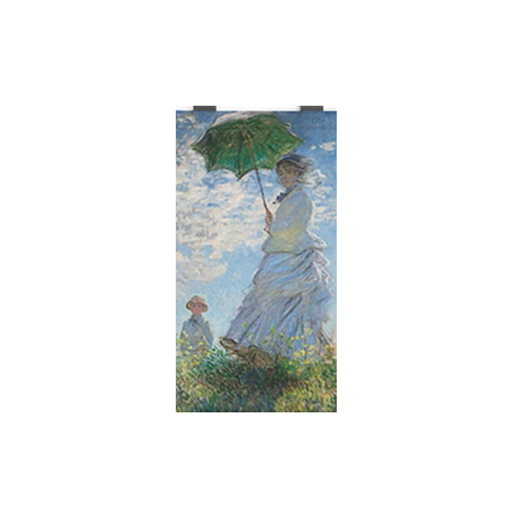 Τσάντα Ώμου Υφασμάτινη Σουετ Monet - Woman With a Parasol 431608 Brainfood - 1
