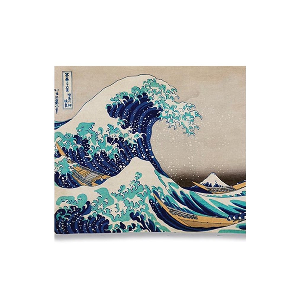 Πορτοφόλι Υφασμάτινο Σουετ Hokusai - Great Wave 808912 Brainfood - 1