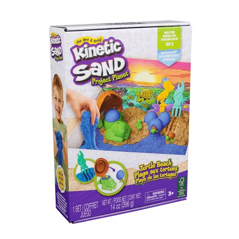 Παιχνίδι Κατασκευών με Άμμο Kinetic Sand: The One & Only Turtle Beach Set 6069781 Spin Master - 84203