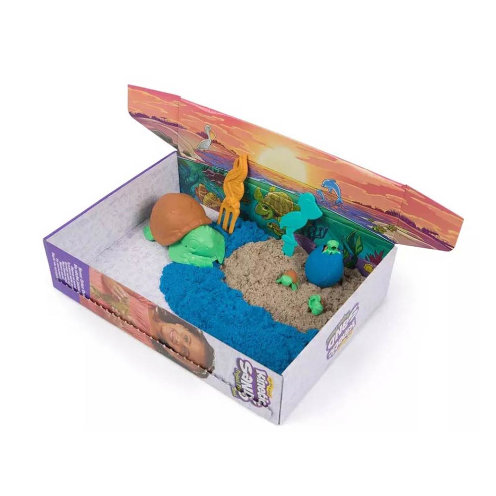 Παιχνίδι Κατασκευών με Άμμο Kinetic Sand: The One & Only Turtle Beach Set 6069781 Spin Master - 1