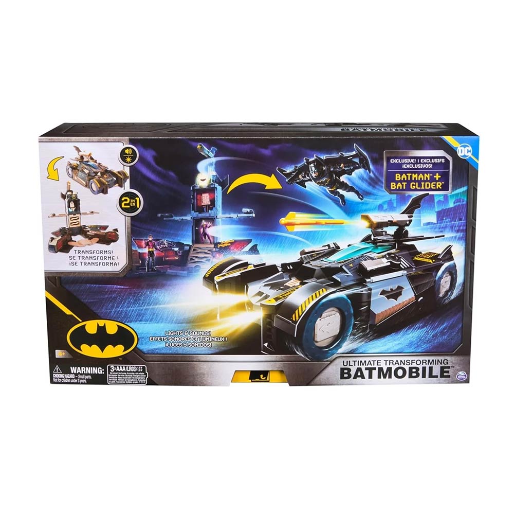 Όχημα Batman 2 Σε 1 - Ultimate Transforming Batmobile που Μεταμορφώνεται 6070131 Spin Master - 90390