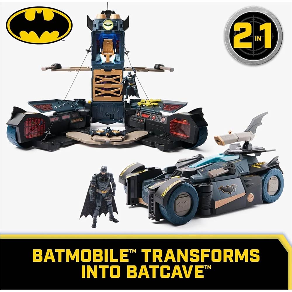 Όχημα Batman 2 Σε 1 - Ultimate Transforming Batmobile που Μεταμορφώνεται 6070131 Spin Master - 4