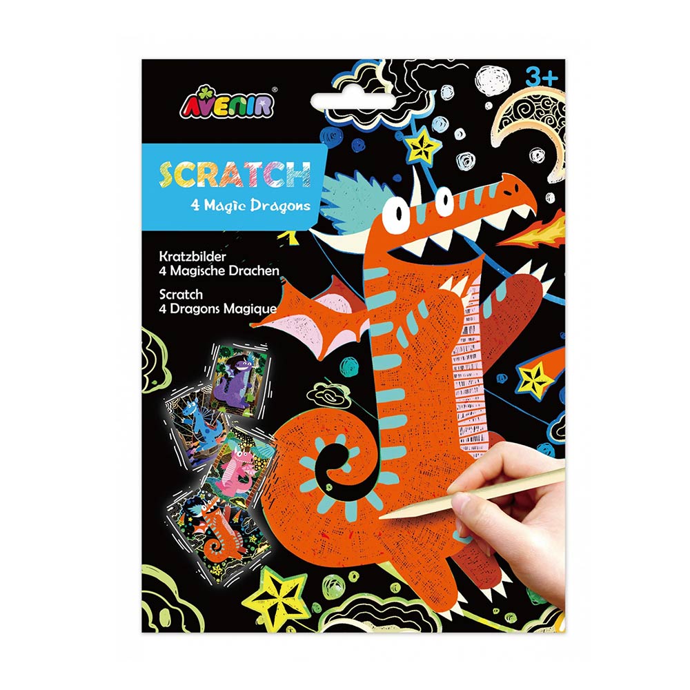Scratch Book 4 Magic Dragons 60800 Avenir - 58397