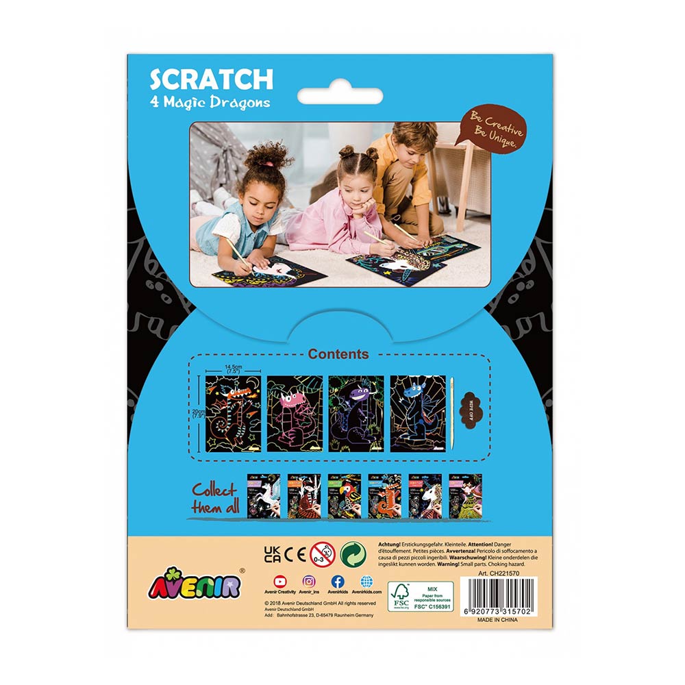 Scratch Book 4 Magic Dragons 60800 Avenir - 3