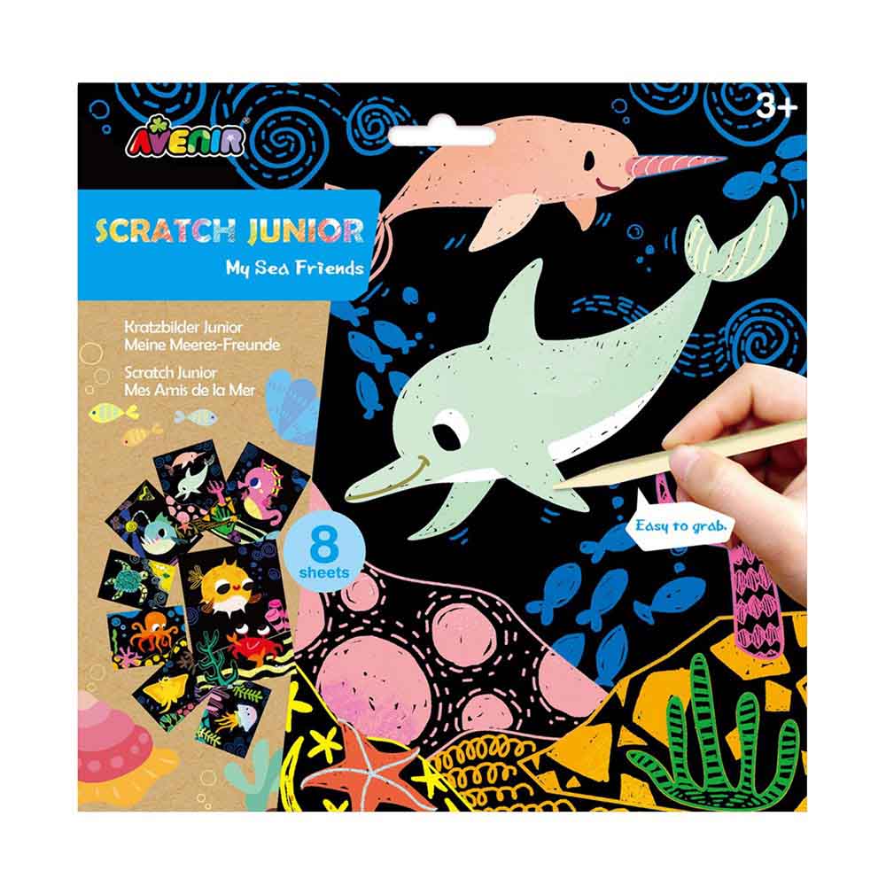 Scratch Book Junior Sea Friends 60107 Avenir - 79467