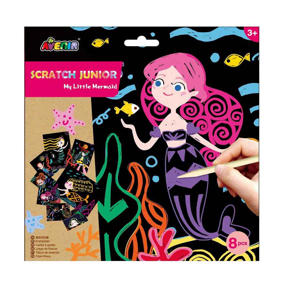 Scratch Book Junior Mermaid 60110 Avenir - 79475