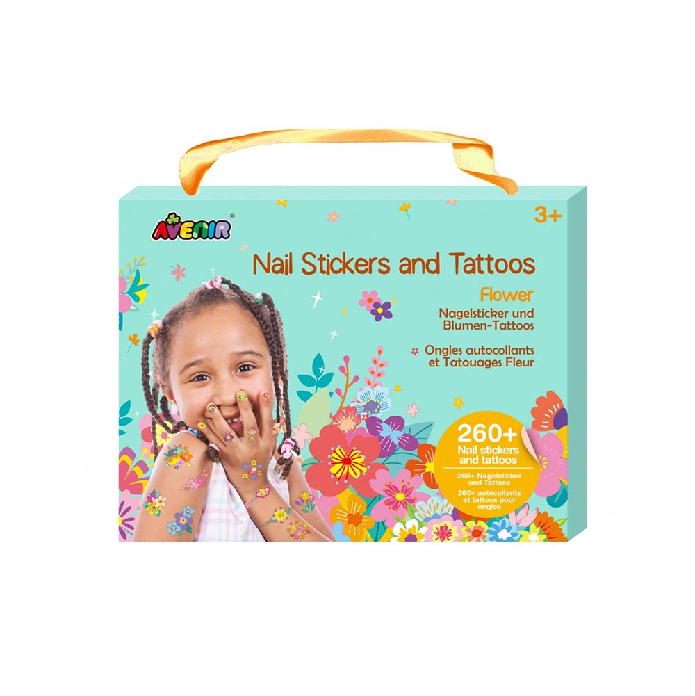 Nail Stickers & Tattoos Flower 60753 Avenir - 51528