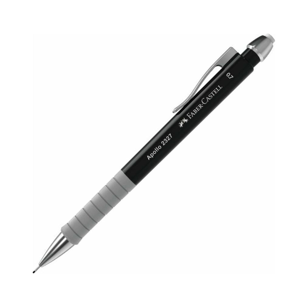 Μηχανικό Μολύβι με Γόμα Apollo Μαύρο 0.7mm 232704 Faber-Castell