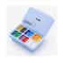 Σετ 12 Χρωμάτων Twin Cup Gouache Set Very Basic Colours- Ice Blue Case TST230 Himi - 0