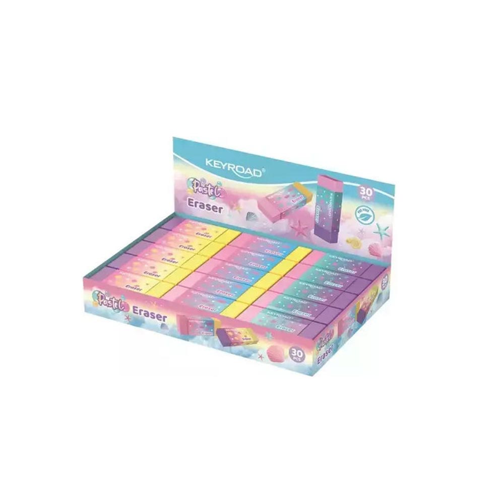 Γόμα Rainbow Pastel Δίχρωμη (Διάφορα Σχέδια) 972540 Keyroad - 103045