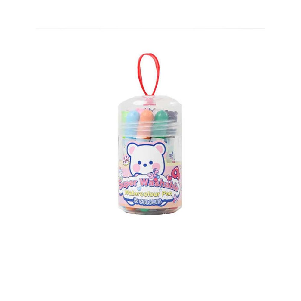 Μαρκαδόροι Νερού Αρκουδάκι Super Washable 12 τμχ 901 M&G - 100527