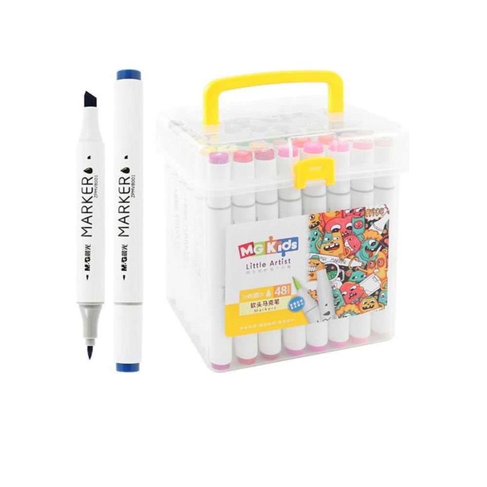 Μαρκαδόροι Νερού Dual Tip 48 χρώματα 8035 M&G Kids - 100547