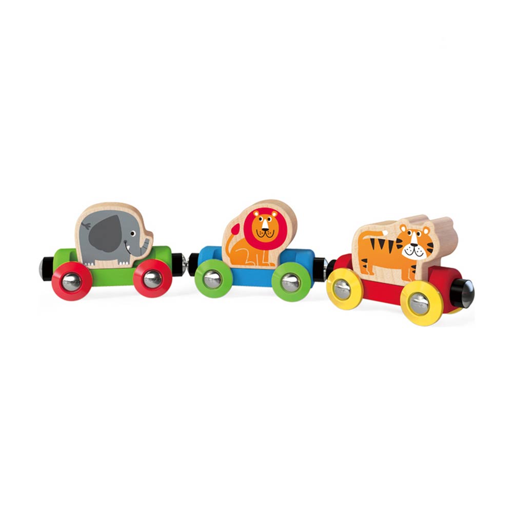 Ξύλινο Τρενάκι Railway - Jungle Journey E3807A Hape - 86006