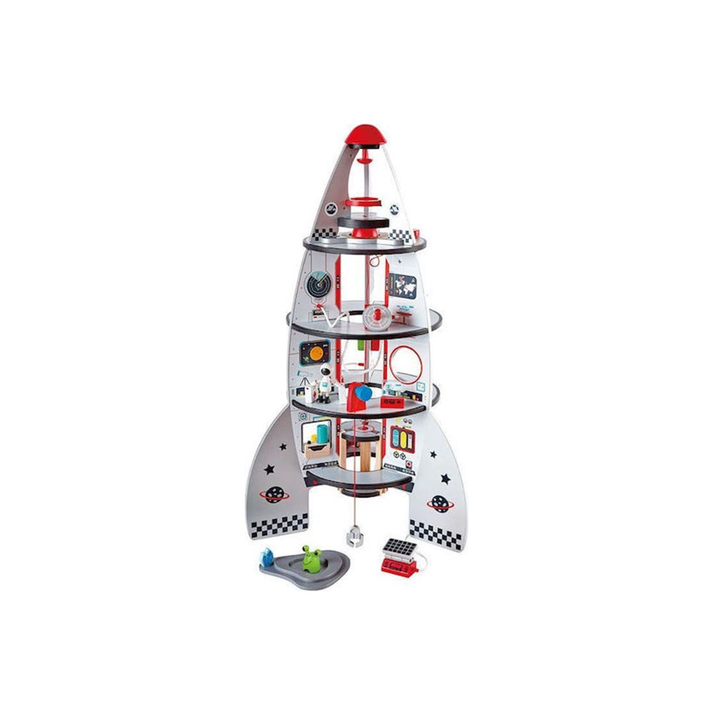 Ξύλινο Διαστημόπλοιο Four Stage Rocket Ship Early Explorer E3021A Hape  - 110203