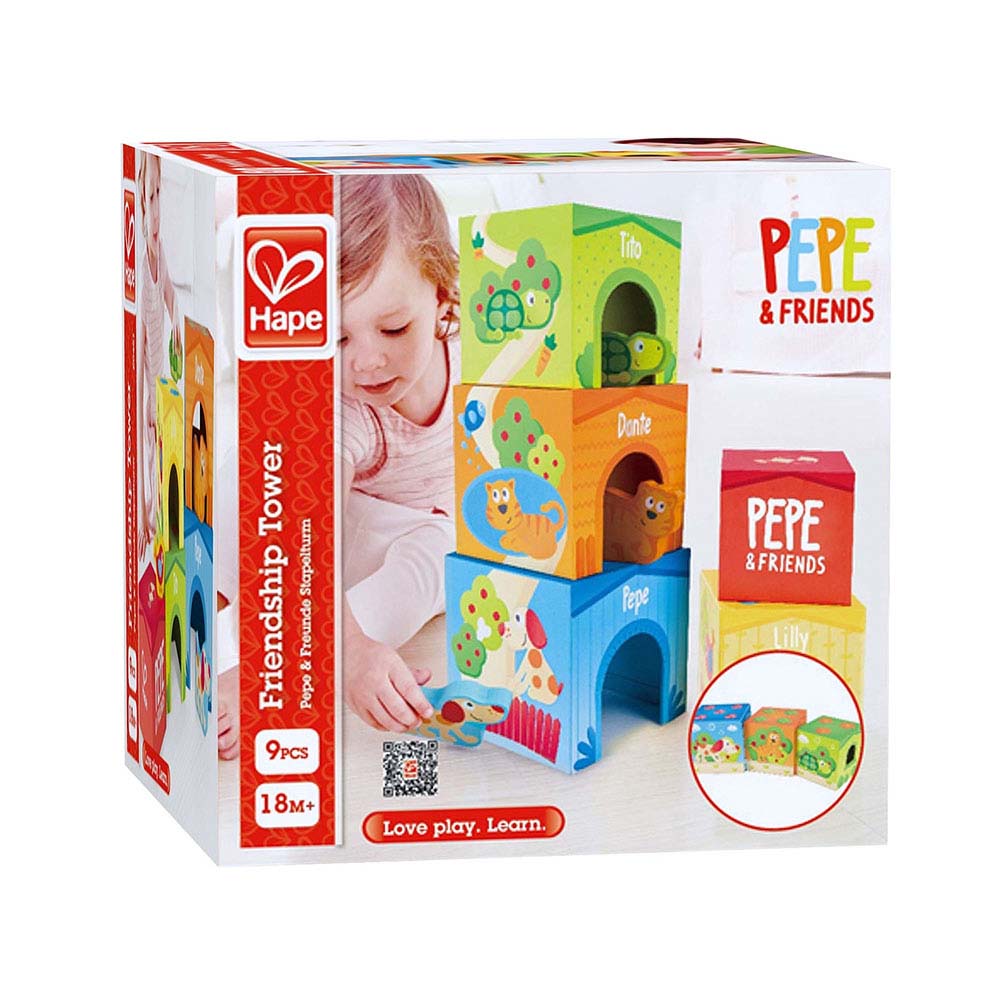 Πύργος Ζωάκια Friendship Pepe & Friends E0451A Hape - 0