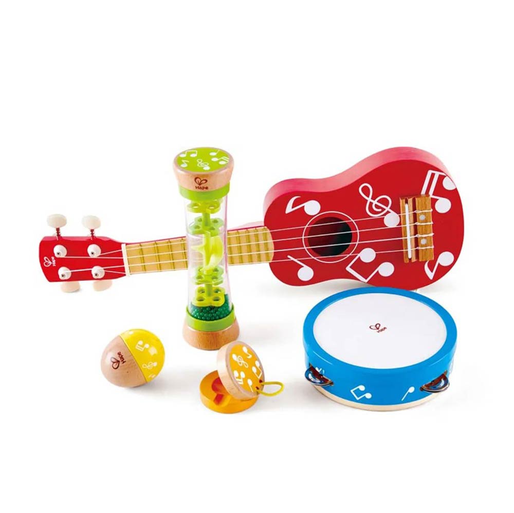 Ξύλινο Σετ Early Melodies Mini Band Early Melodies E0339C Hape - 82571